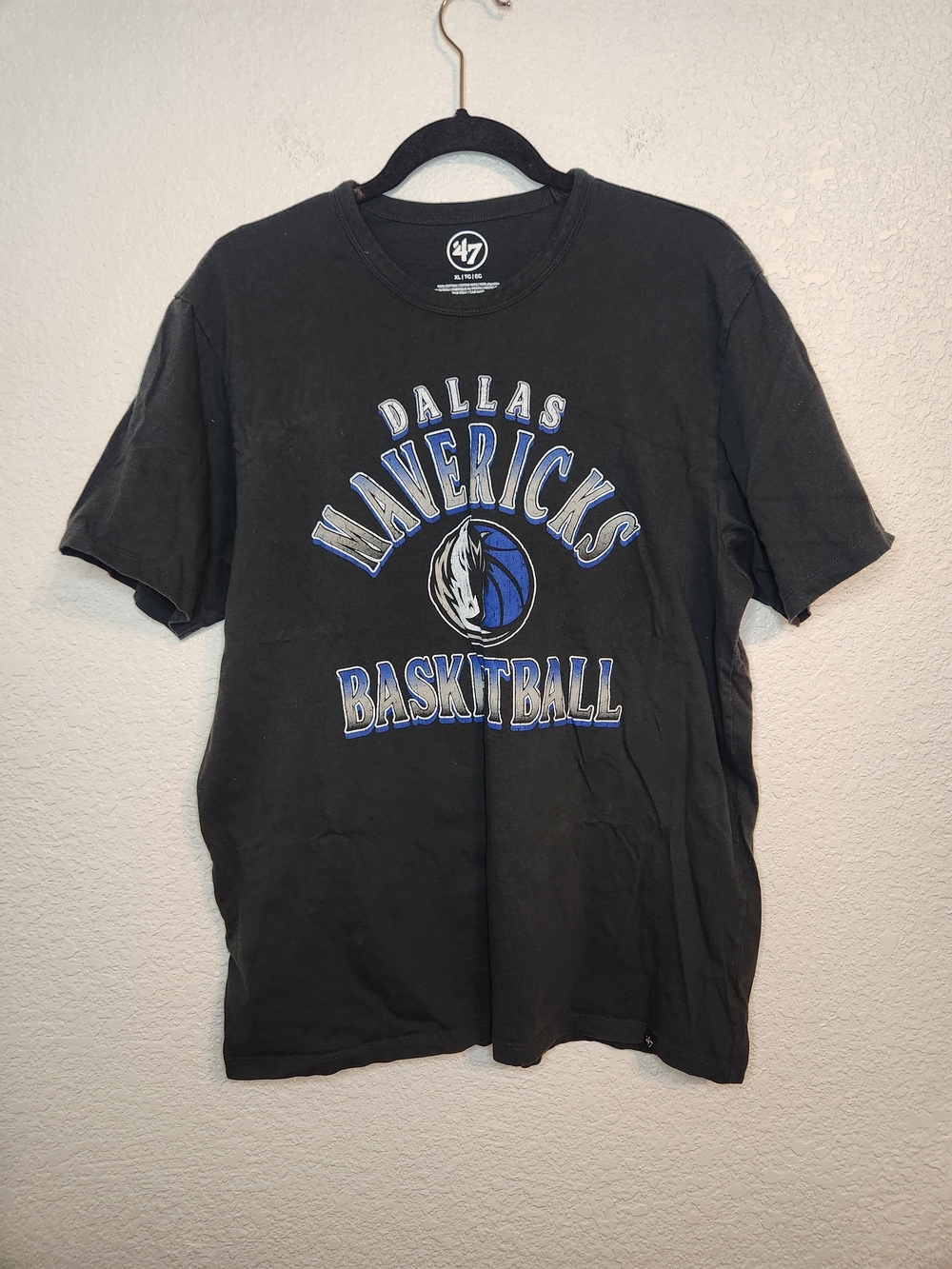 '47 DALLAS MAVERICKS CITY EDITION SWISH FADE FRANKLIN TEE T‑Shirt XL